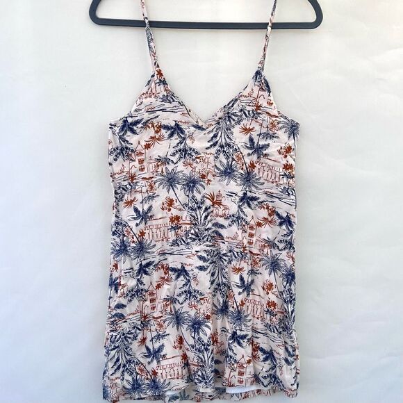 Timing Women's Multicolor Sleeveless Button-Front Linen Mini Dress Medium NWT - Picture 5 of 7